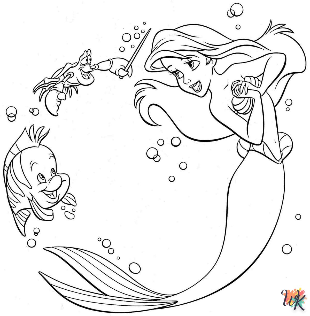 Disney coloring page to print for 3 year olds