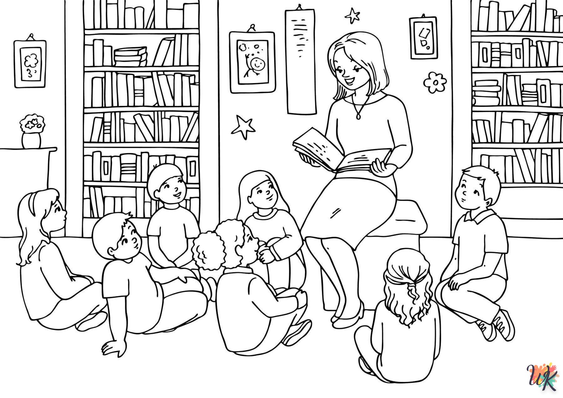 coloriage Rentrée Des Classes  en ligne 8 ans 1