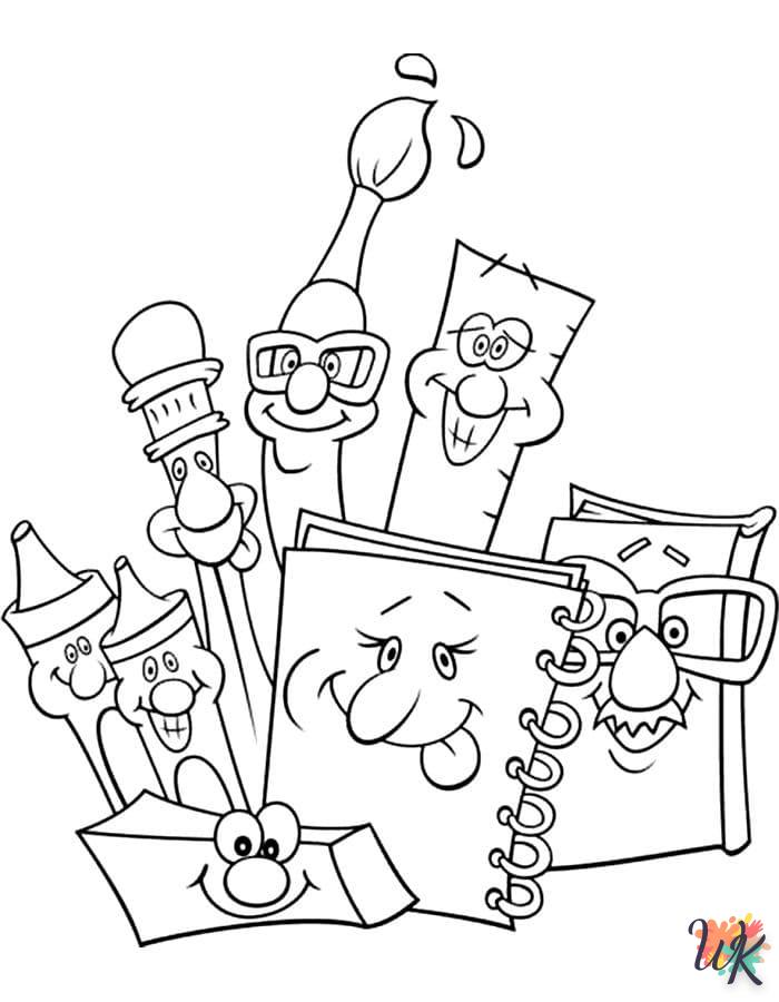 coloriage Rentrée Des Classes  à imprimer gratuit 1