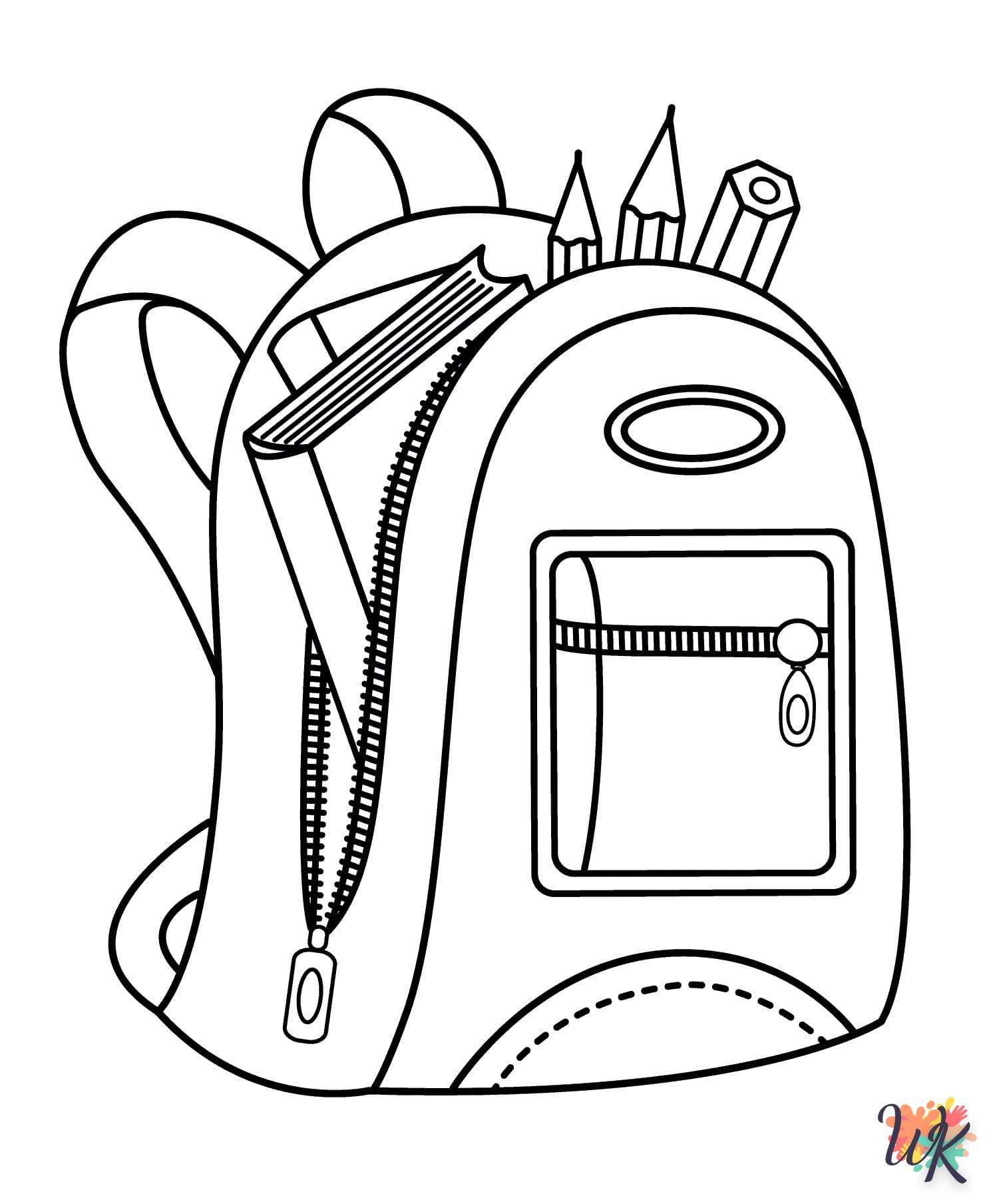 image de coloriage Rentrée Des Classes  pour enfant 1