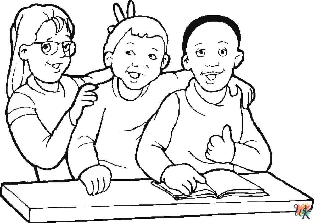 coloriage Rentrée Des Classes  et dessin a imprimer