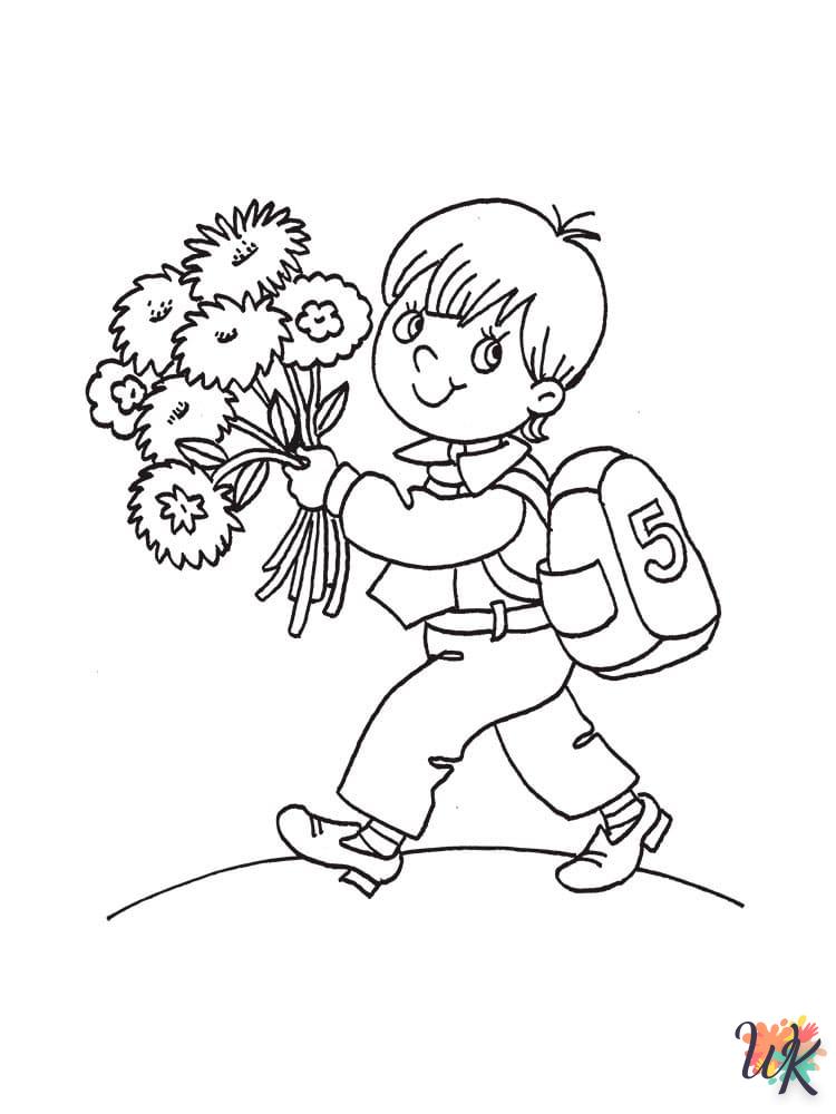 coloriage Rentrée Des Classes  à imprimer pdf gratuit 2