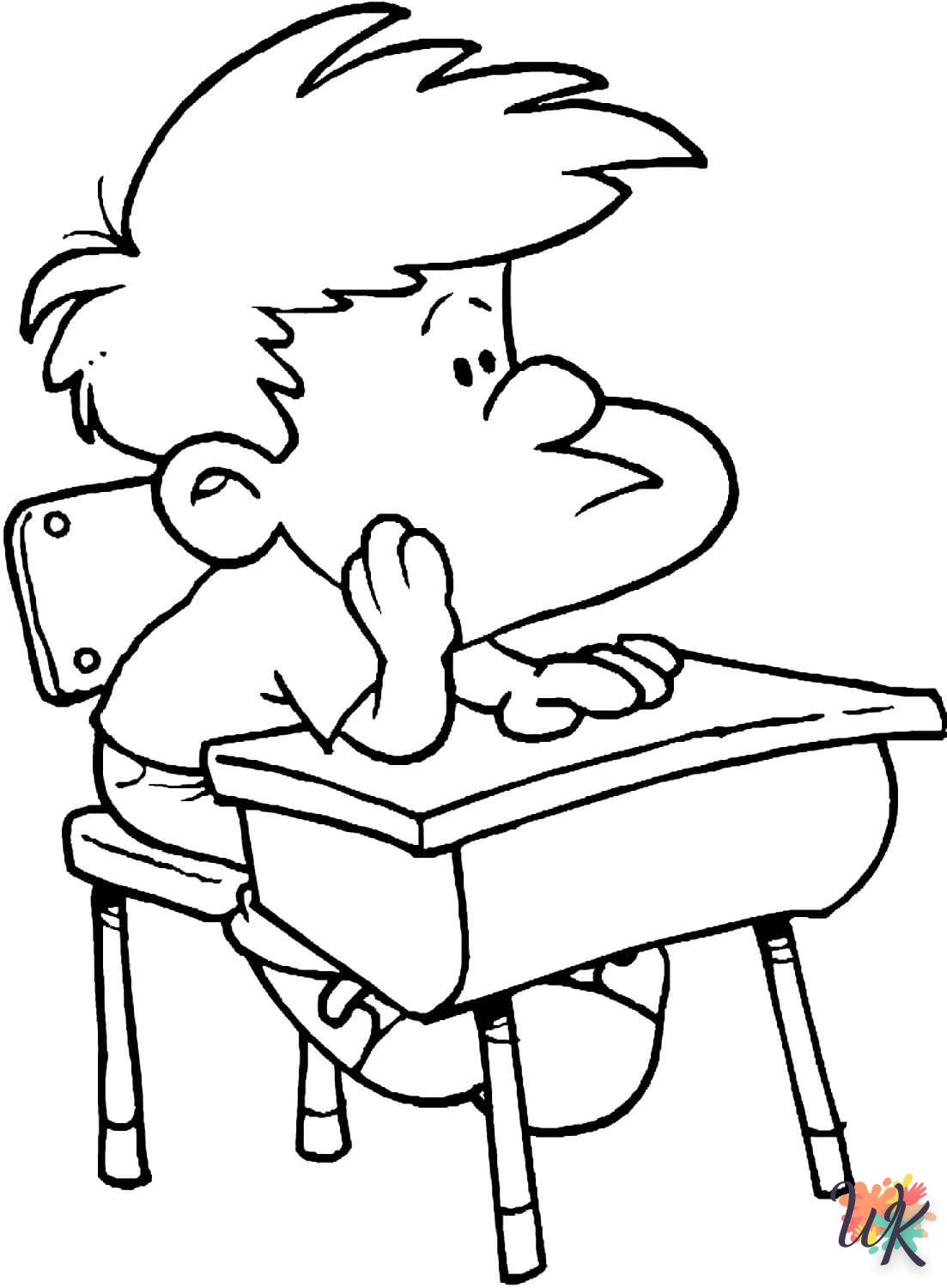 coloriage Rentrée Des Classes  en ligne gratuit