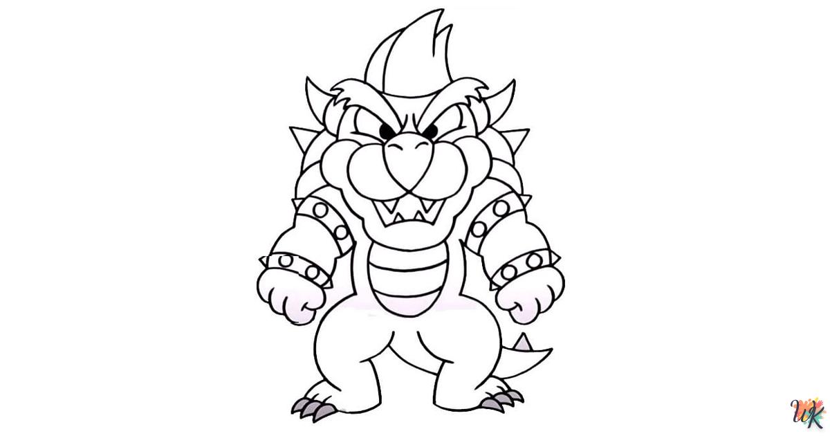 Comment dessiner Bowser – Étape 7