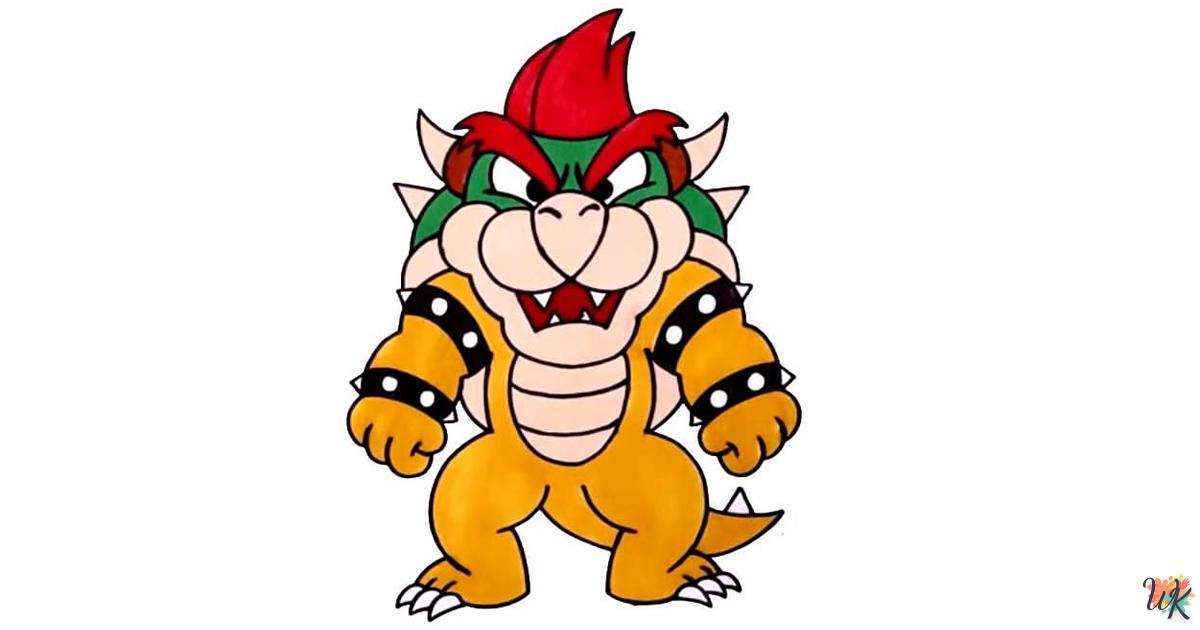 Comment dessiner Bowser – Étape 8