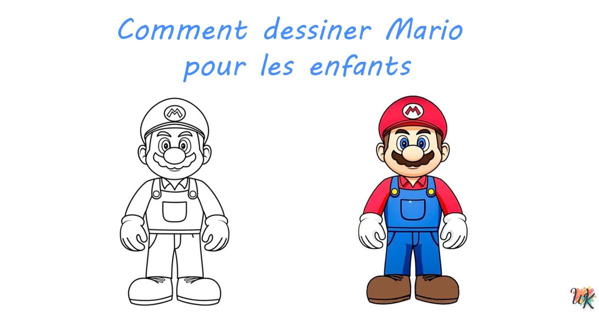 Comment dessiner Mario pour les enfants