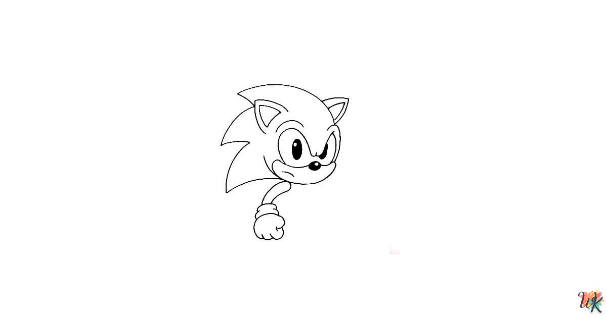 Comment dessiner Sonic – Étape 2