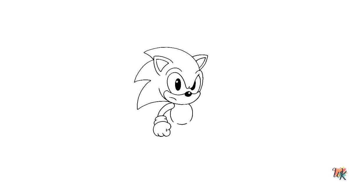 Comment dessiner Sonic – Étape 3