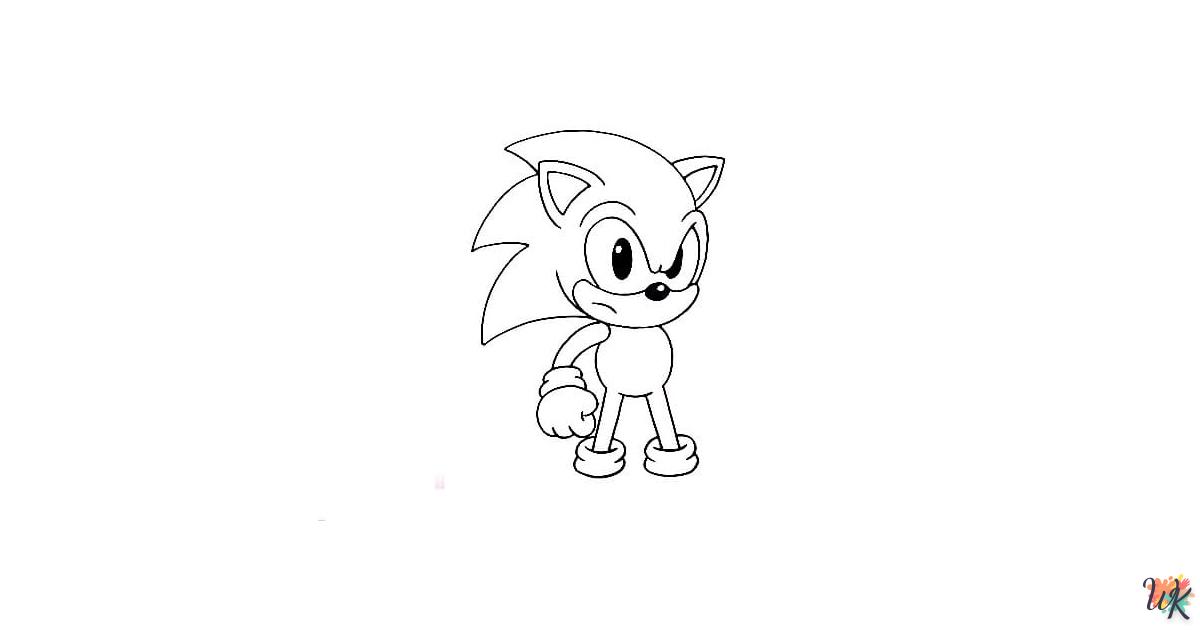 Comment dessiner Sonic – Étape 4