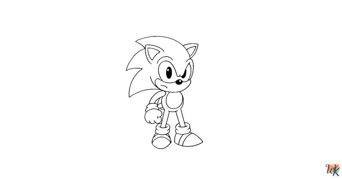 Comment dessiner Sonic – Étape 5