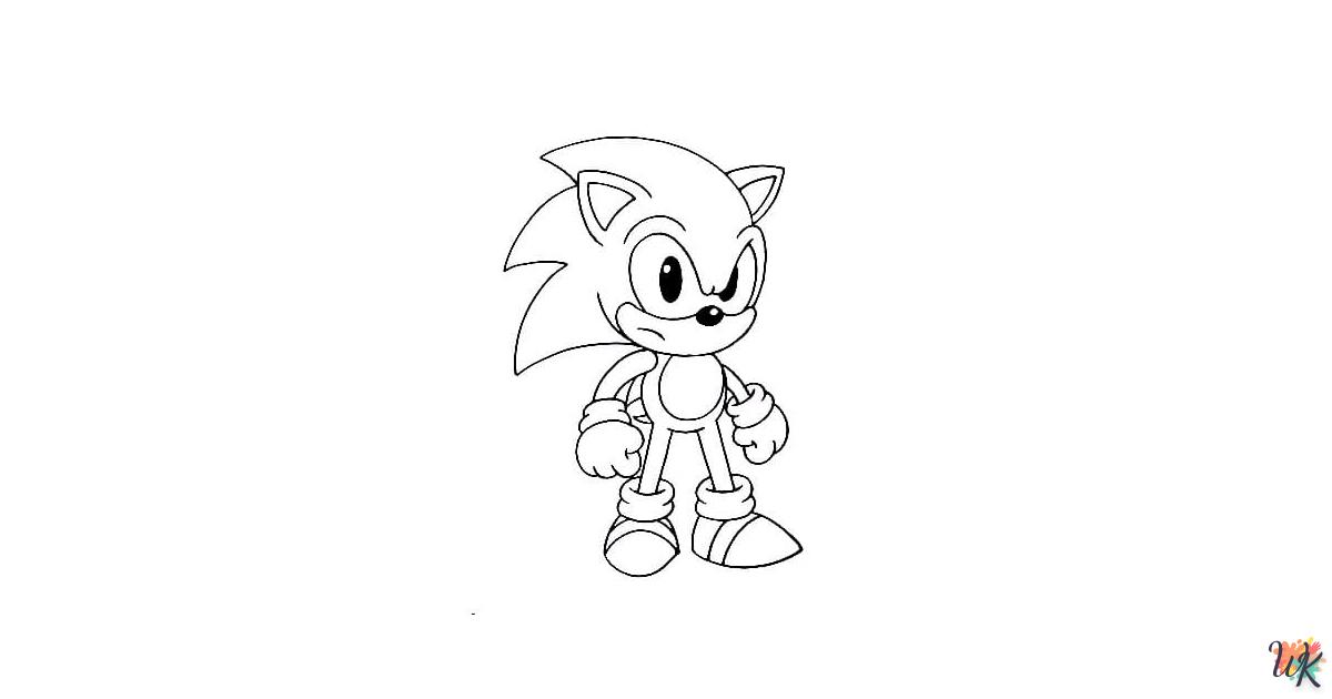Comment dessiner Sonic – Étape 6
