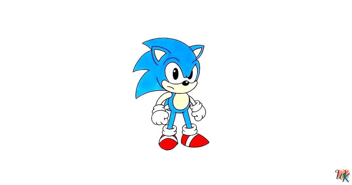 Comment dessiner Sonic – Étape 7
