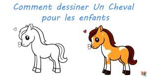 Comment dessiner Un Cheval pour les enfants