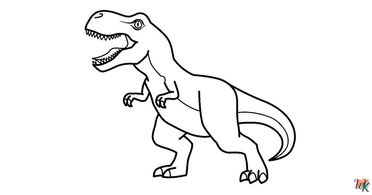 Comment dessiner Un Dinosaure – Étape 8