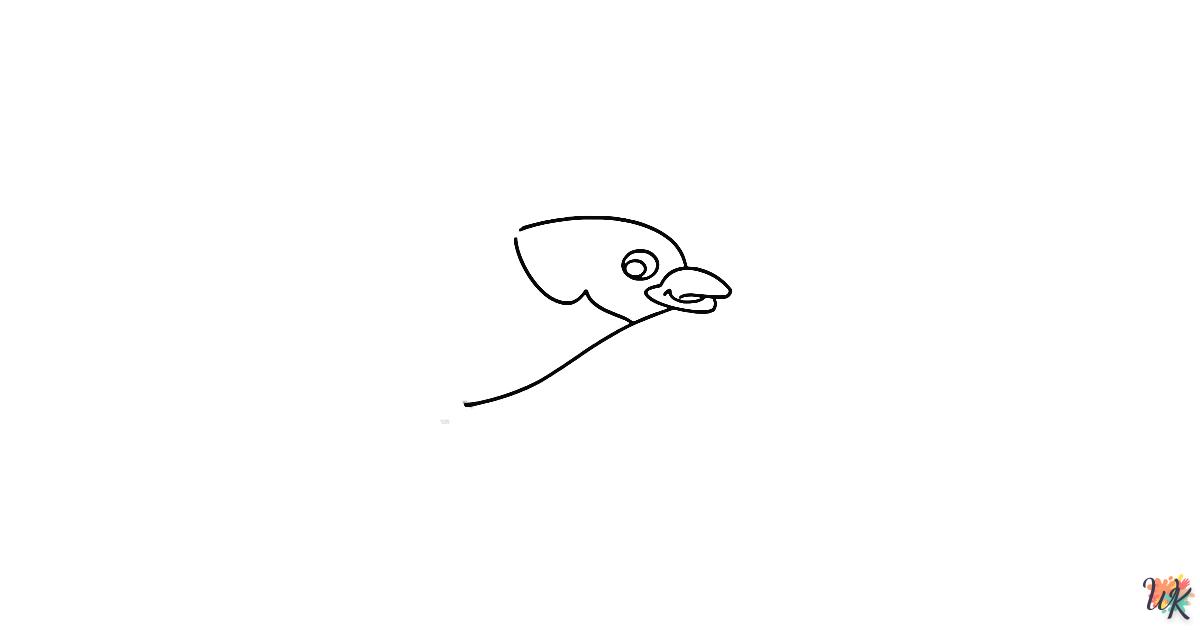 Comment dessiner Un Oiseau – Étape3