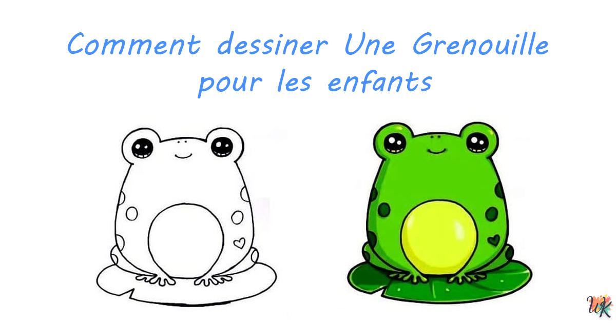 Comment dessiner Une Grenouille pour les enfants