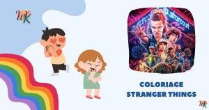 Coloriage Stranger Things gratuit à imprimer pour les fans