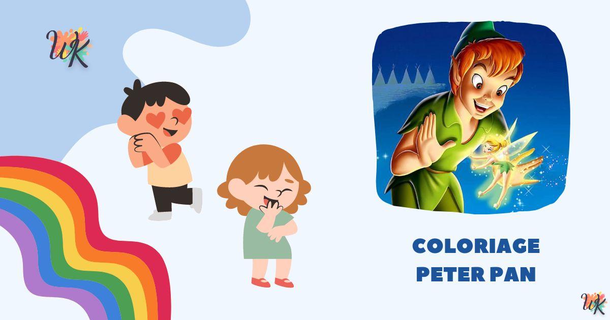 Coloriage Peter Pan est entièrement gratuit à télécharger