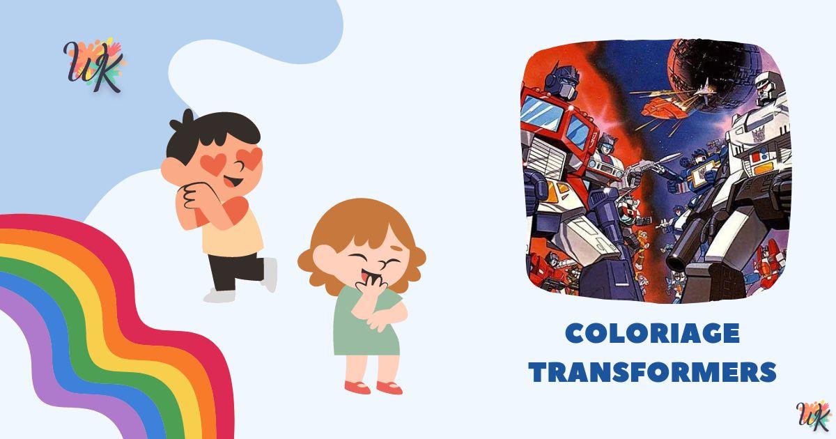 Coloriage Transformers univers robot imprimable gratuitement