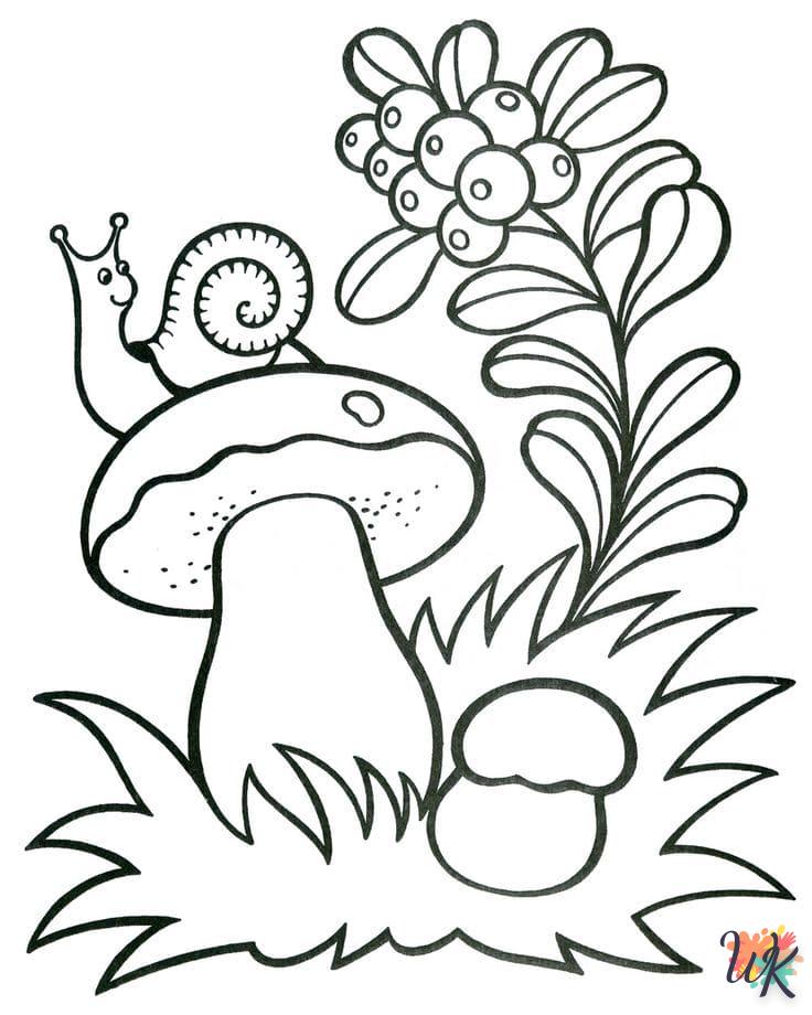 coloriage Automne  à imprimer pour enfant de 6 ans