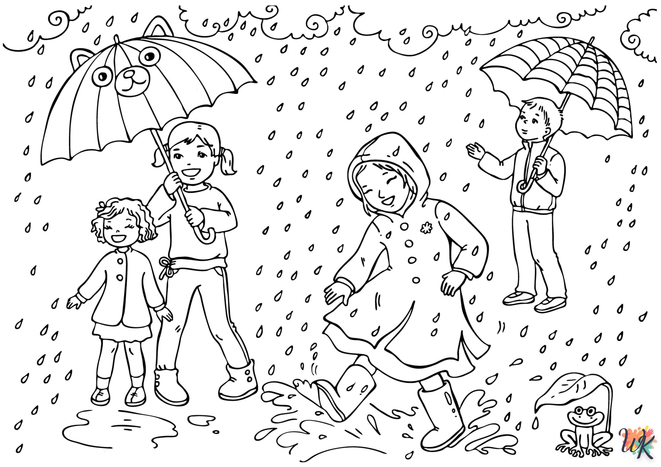 coloriage Automne  à imprimer pour enfant de 9 ans