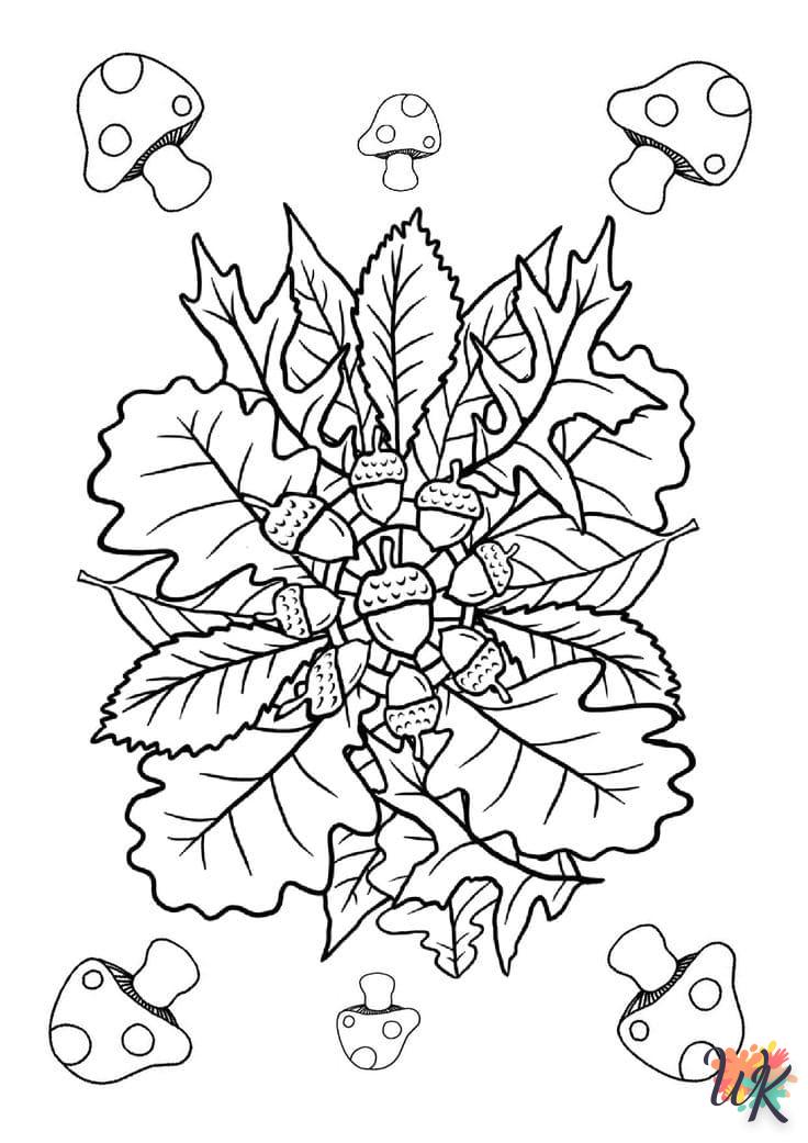 coloriage Automne  et apprentissage 1