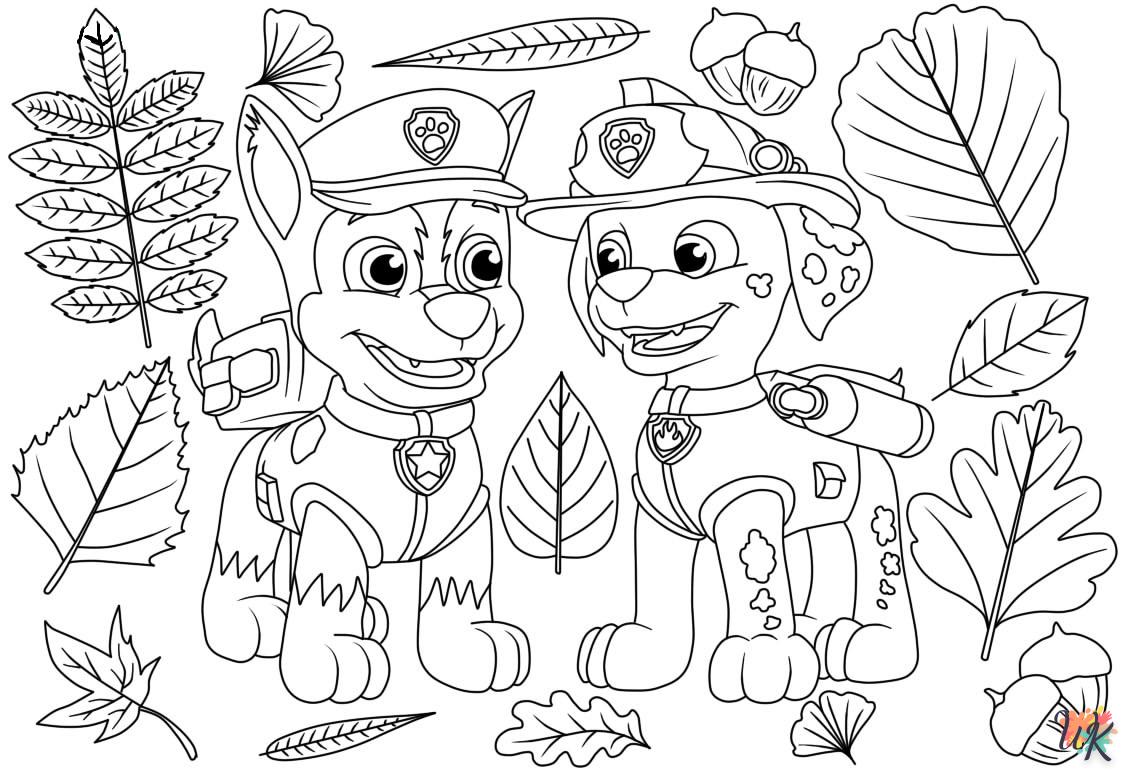 coloriage Automne  à imprimer pour enfant de 4 ans 2