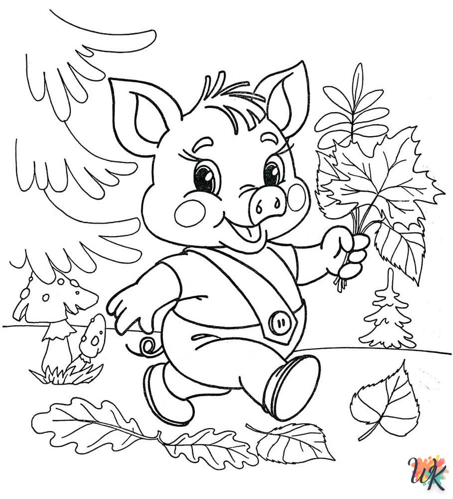 coloriage Automne  pour bebe a imprimer 1