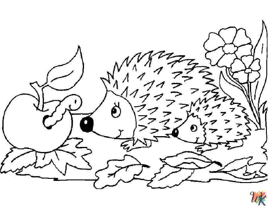 coloriage Automne  pour enfants à imprimer