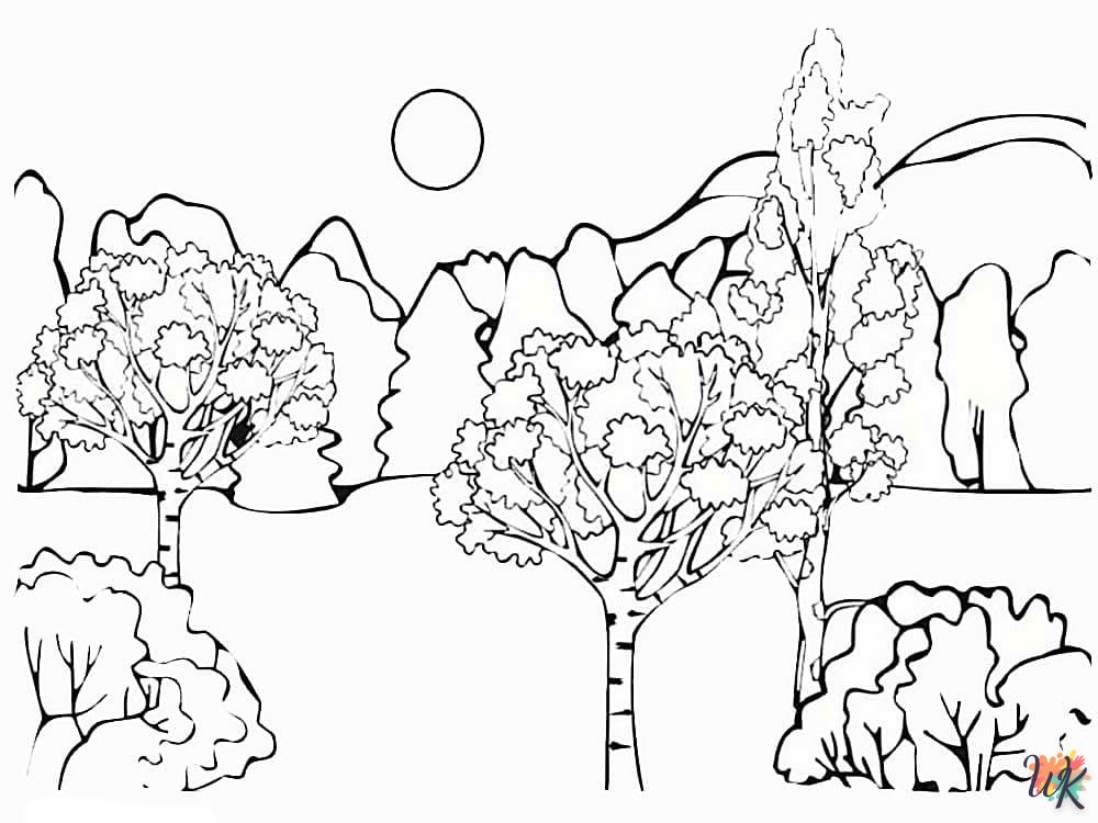 coloriage Automne  à imprimer pdf gratuit 1