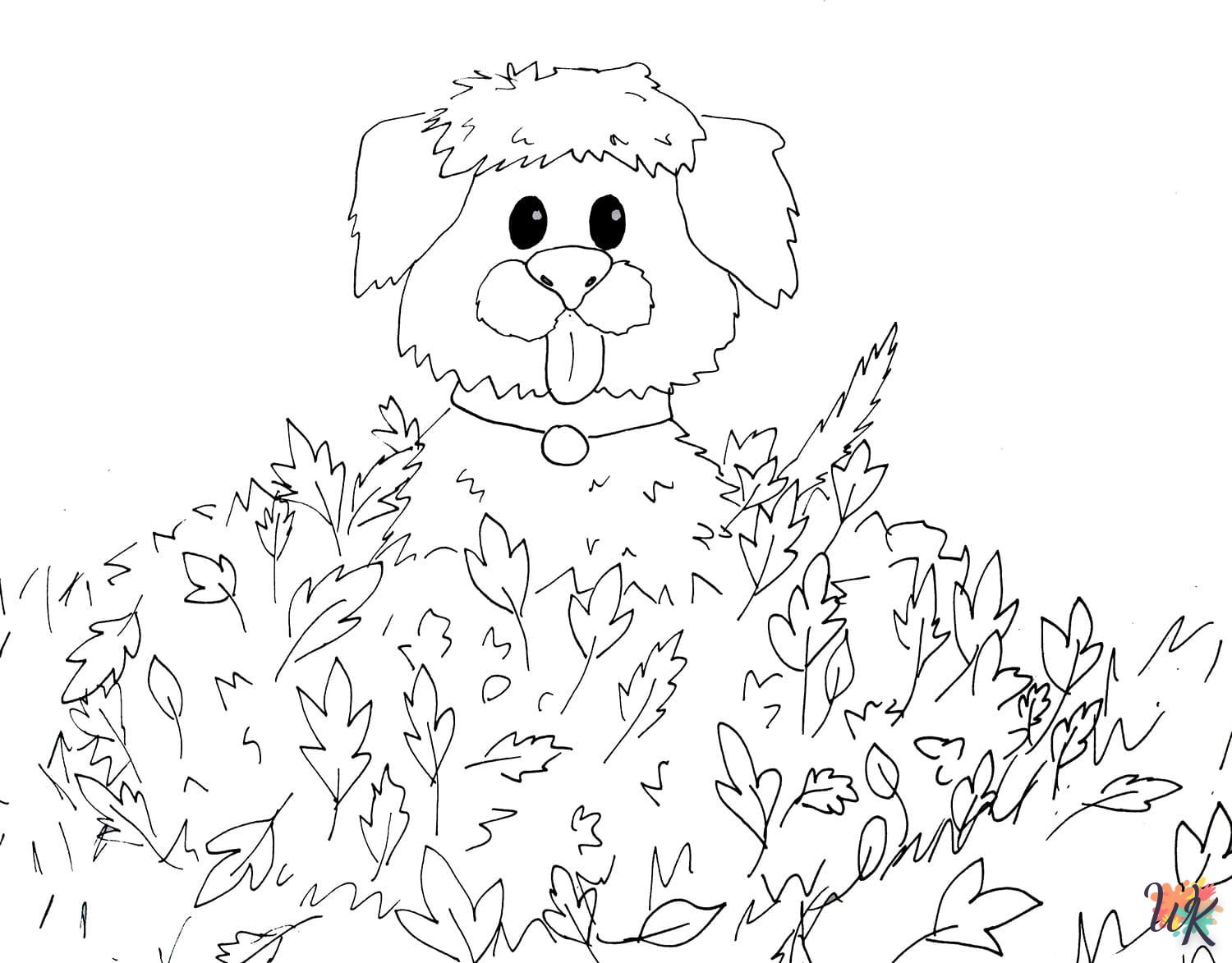 coloriage Automne  de noël gratuit à imprimer en ligne