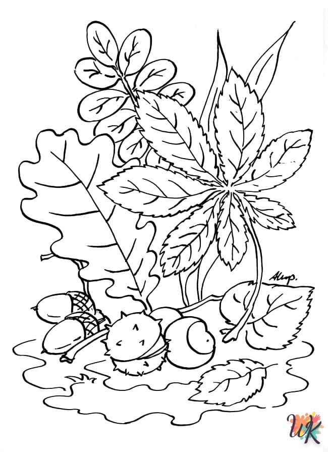 coloriage Automne  a dessiner en ligne