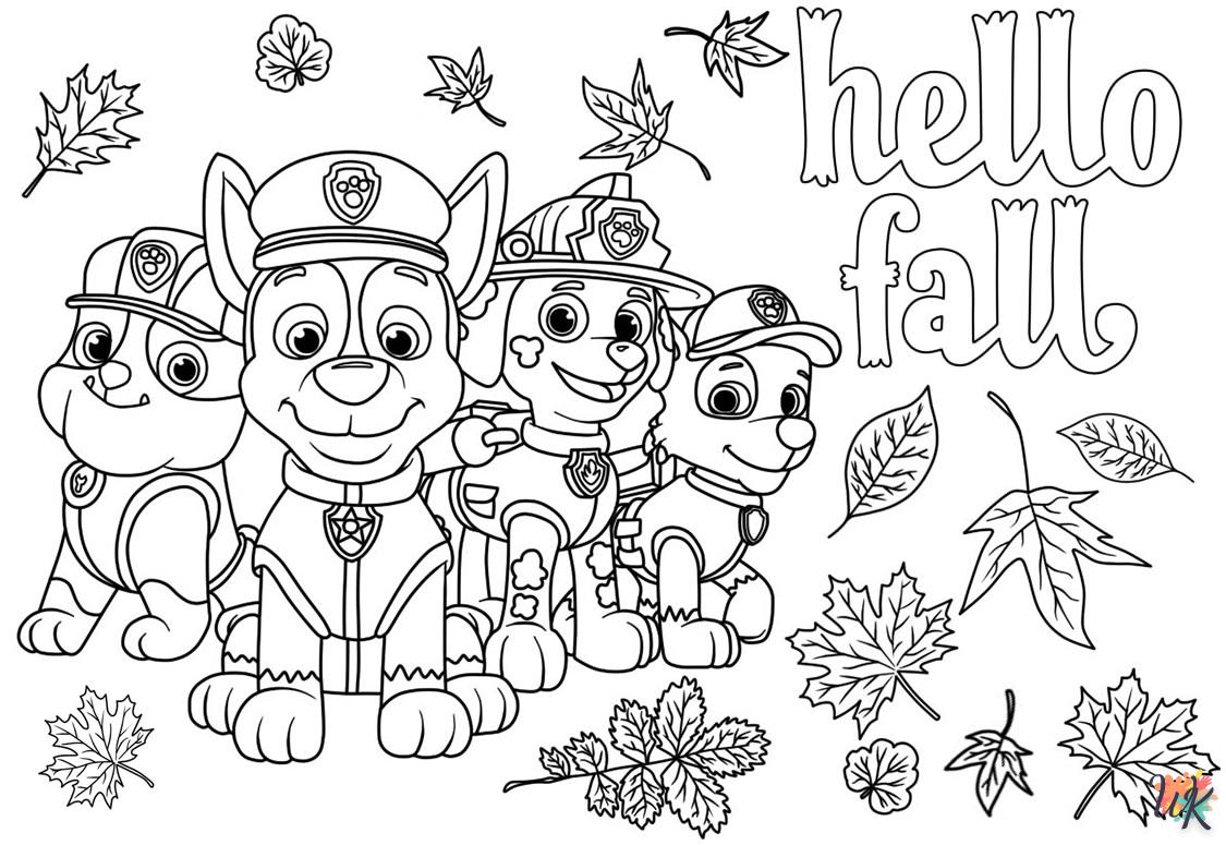 coloriage Automne  enfant 3 ans a imprimer