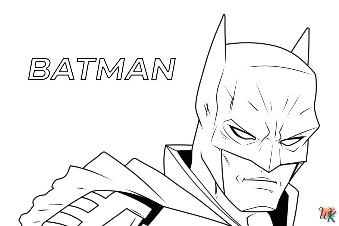coloring Batman  7 years online free to print 1