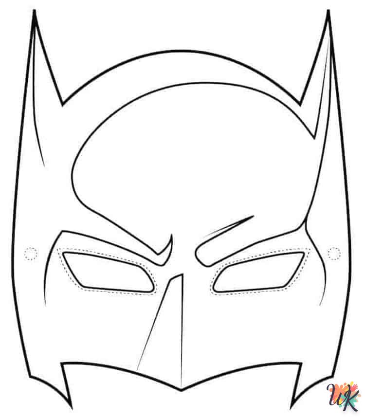 coloriage Batman  voor een kind van 7 jaar 2
