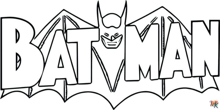 coloring Batman  free printable child
