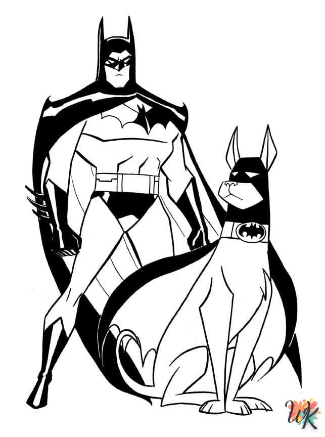 coloriage Batman  a imprimer enfant 10 ans