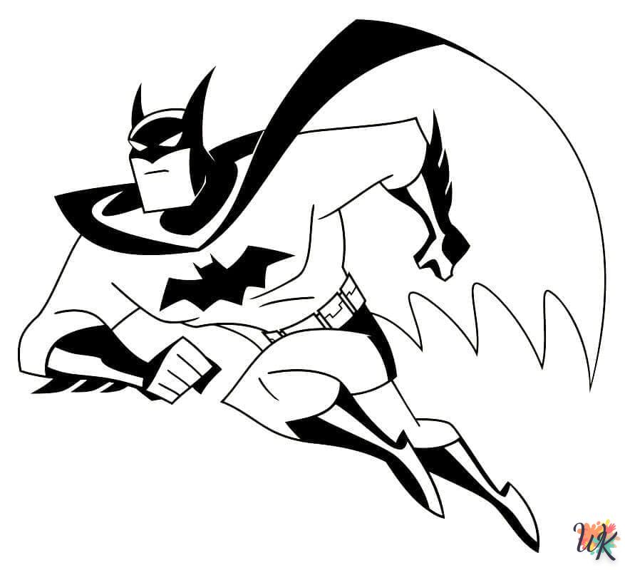 coloriage Batman  7 ans en ligne gratuit à imprimer