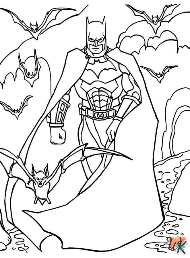 colorante Batman  dibujar en línea 1