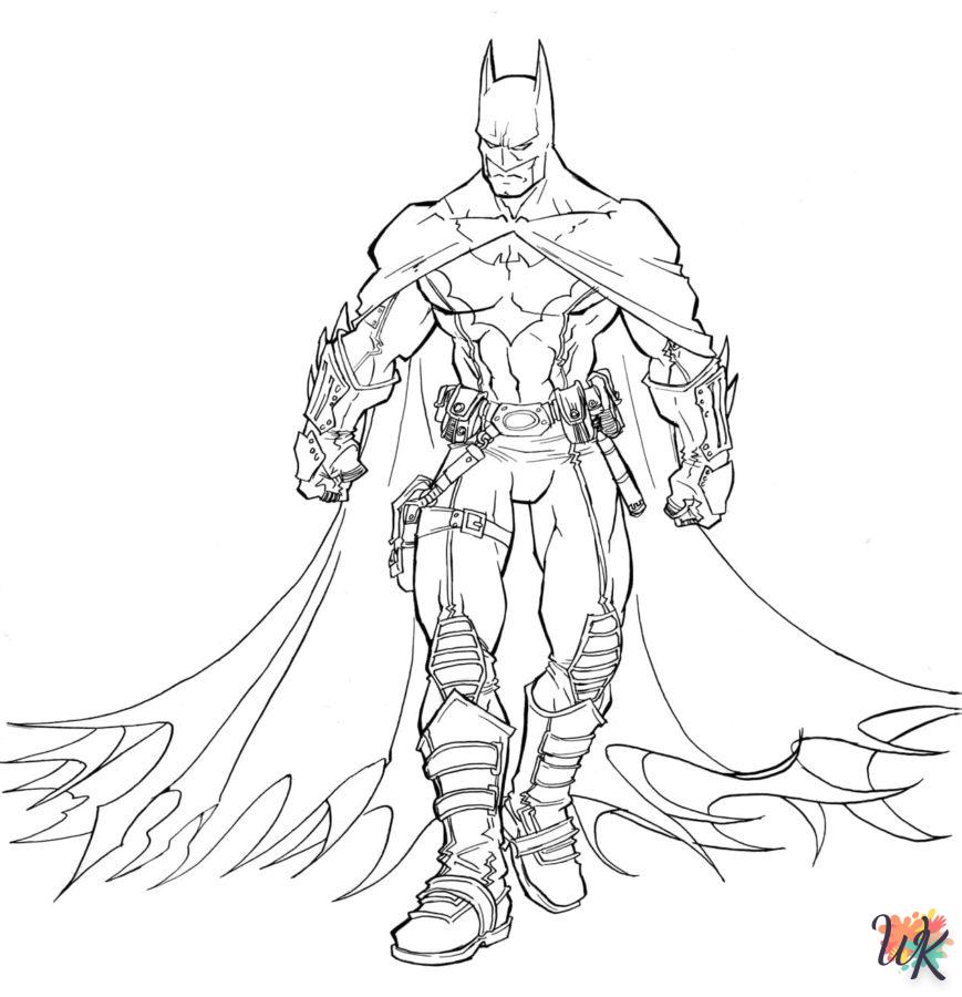 coloriage Batman  pour lutter contre le stress