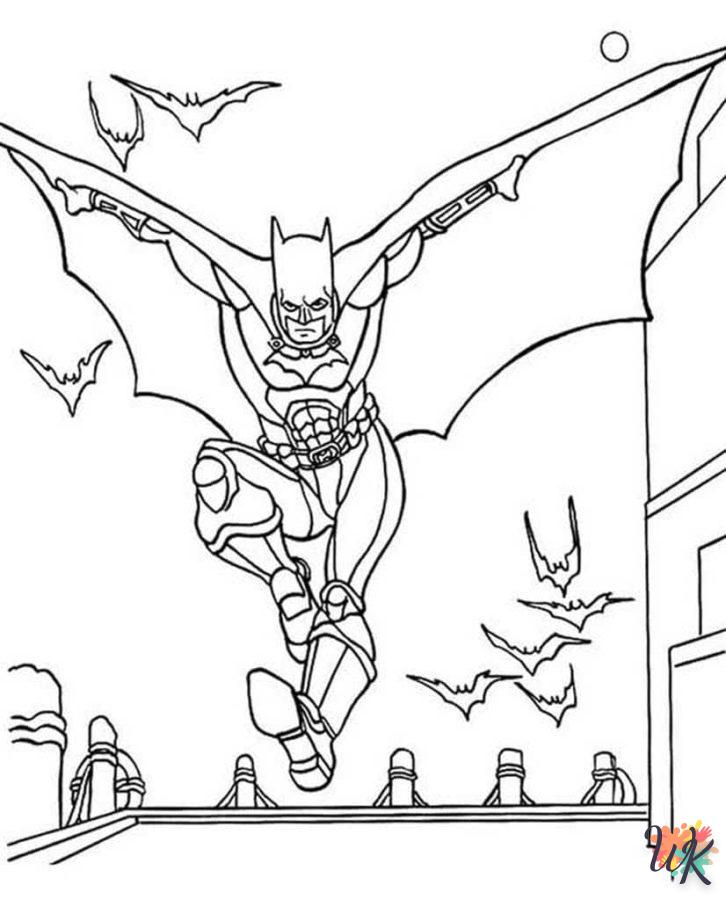 coloriage Batman  pour enfant de 10 ans