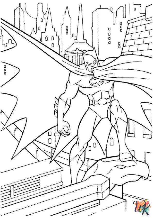 coloriage Batman  livre