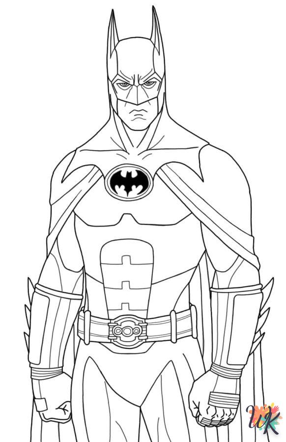 coloriage Batman  et apprentissage 1