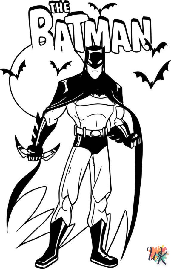 imprimir para colorear Batman