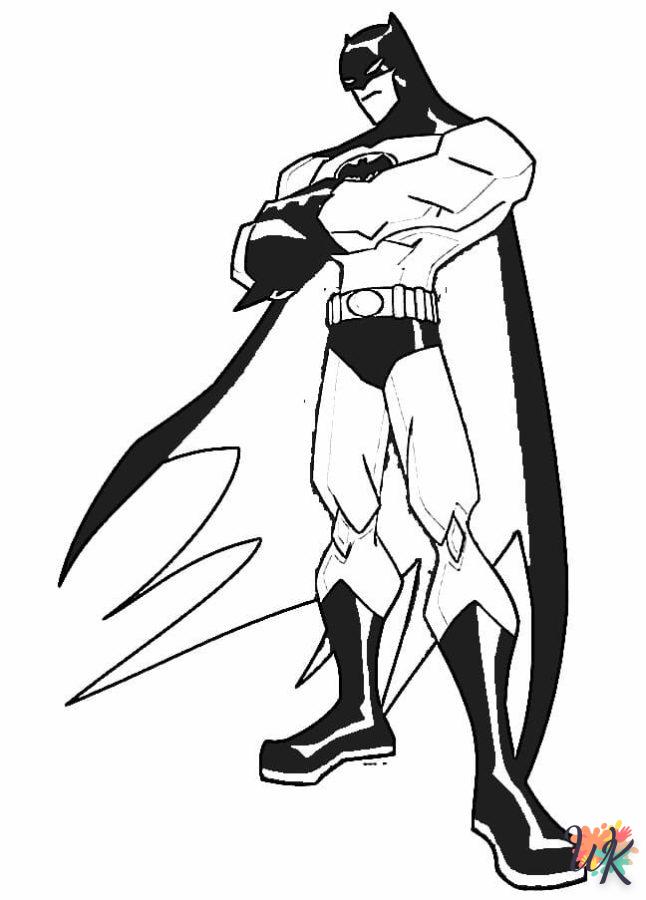coloriage Batman  in linea 8 anni
