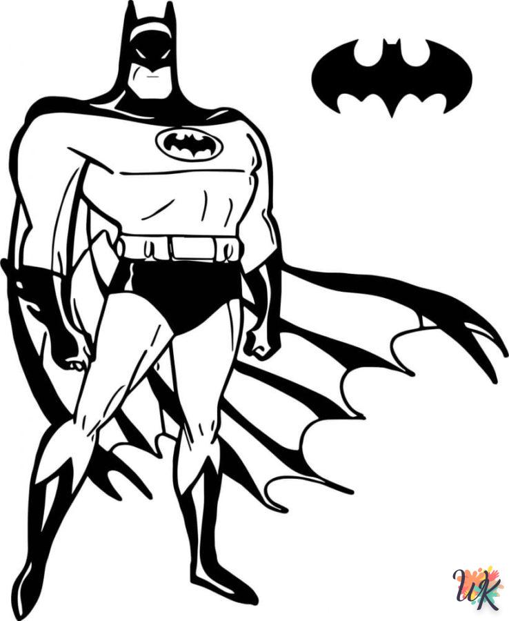 coloriage Batman  zum Ausdrucken für 6-jähriges Kind 1