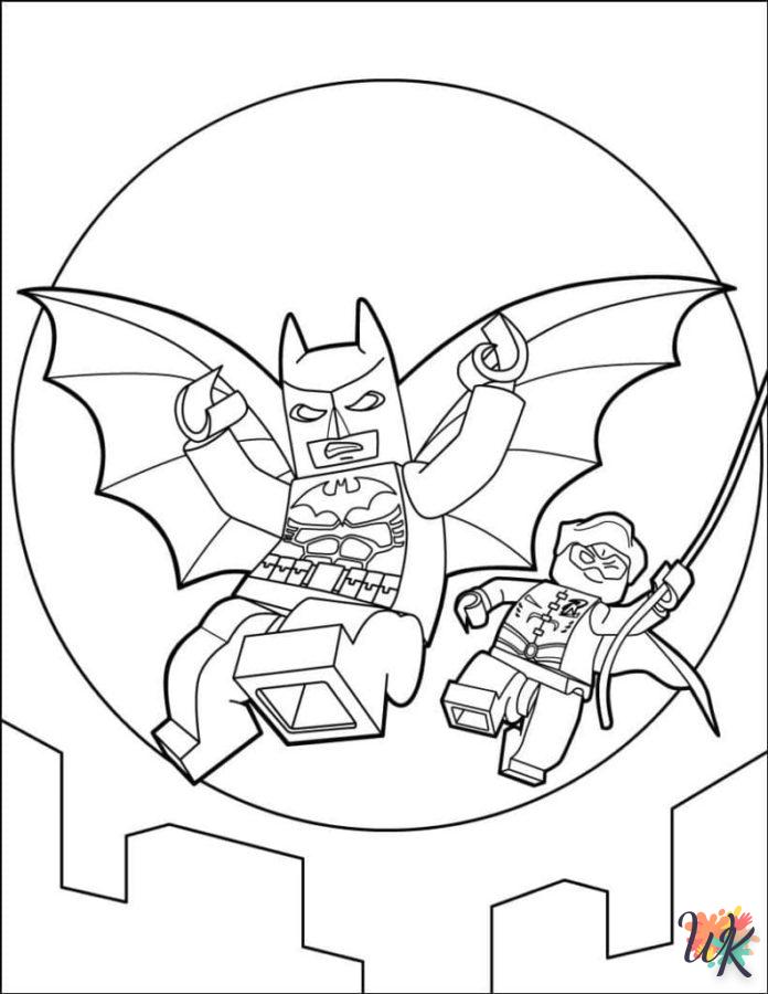 coloring Batman  baby animals to print free 1