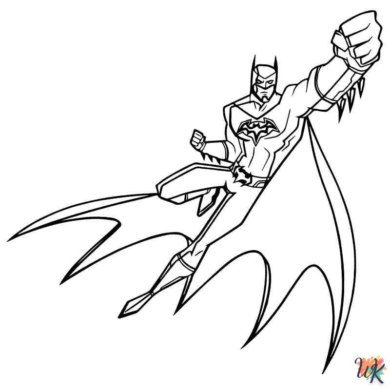 coloriage Batman  kostenlos zum Ausdrucken