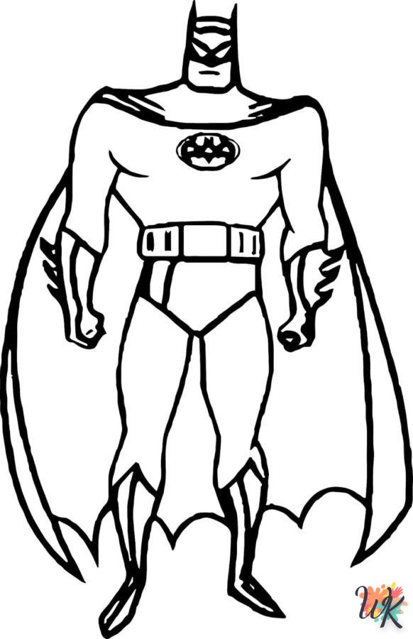coloriage Batman  zum Ausdrucken für ein 6-jähriges Kind