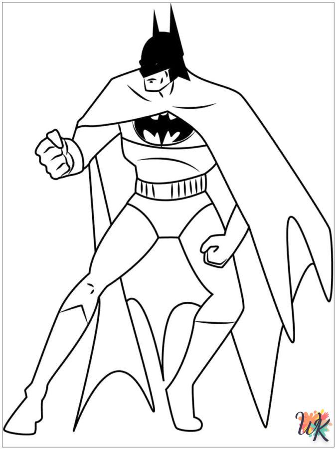 coloriage Batman  à imprimer pour enfant de 8 ans